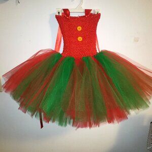 Tutu Dreams Christmas Dress Girls Large New With Tags